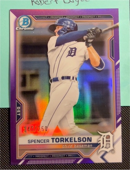 2021 Bowman Chrome Draft #BDC-20 Spencer Torkelson — front