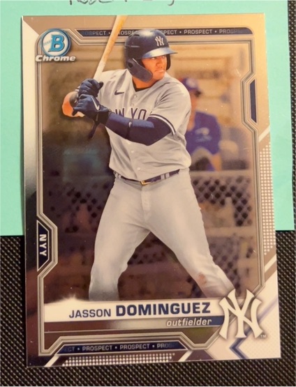 2021 Bowman Draft #BD-77 Jasson Dominguez — front
