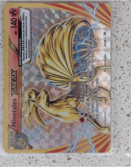 2016 Pokémon TCG XY Evolutions #16 Ninetales BREAK — front