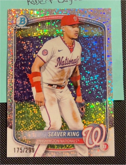 2025 Bowman Chrome #BCP-93 Seaver King — front