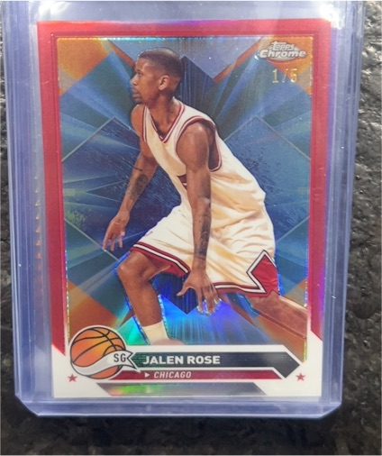 2023-24 Topps Chrome #194 Jalen Rose — front
