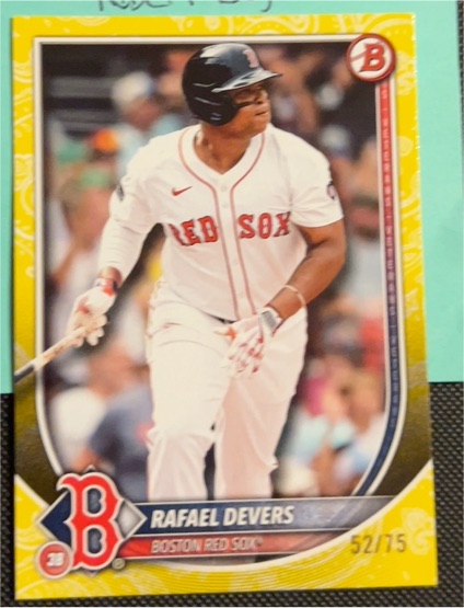 2025 Bowman #10 Rafael Devers — front