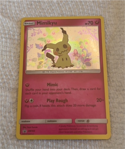 2019 Pokemon SM163 Mimikyu — front