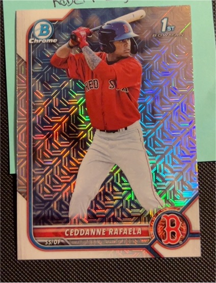 2022 Bowman Chrome #BCP-61 Ceddanne Rafaela — front