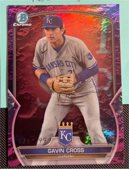 2023 Bowman Draft Chrome #BDC-55 Gavin Cross — front