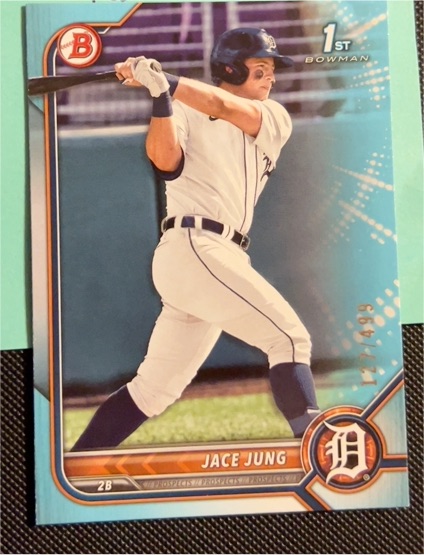 2022 Bowman Draft #BD-15 Jace Jung — front