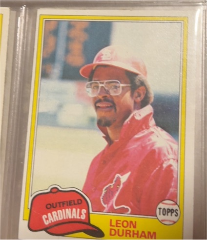 1981 Topps #321 Leon Durham — front