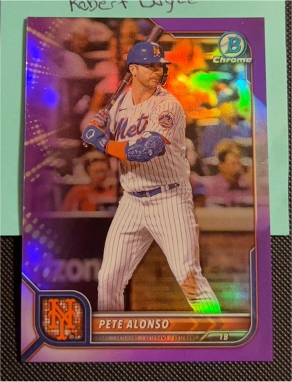 2022 Bowman Chrome #11 Pete Alonso — front