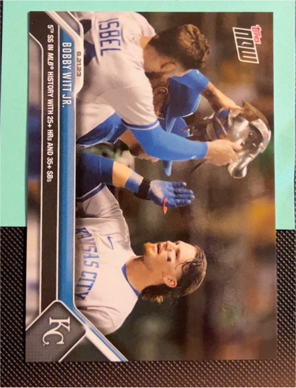 2023 Topps Now #743 Bobby Witt Jr. — front