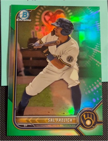 2022 Bowman Chrome #BCP-250 Sal Frelick — front