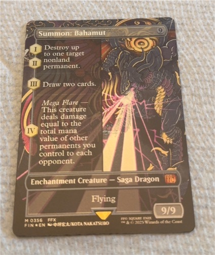 2025 Magic: The Gathering Final Fantasy #0356 Summon: Bahamut — front