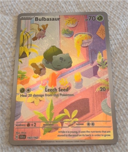 2024 Pokémon Scarlet & Violet Stellar Crown #143 Bulbasaur — front
