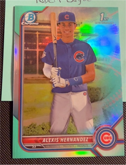 2022 Bowman Chrome #BCP-172 Alexis Hernandez — front