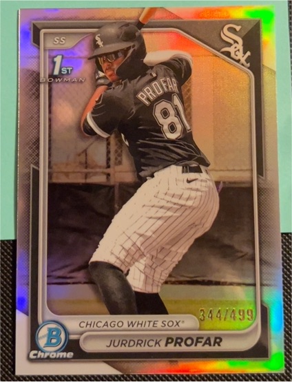 2024 Bowman Chrome Prospects #BCP-218 Jurdrick Profar — front