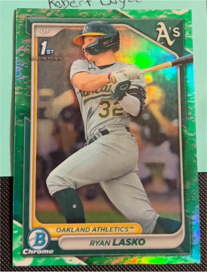 2024 Bowman Chrome #BCP-105 Ryan Lasko — front