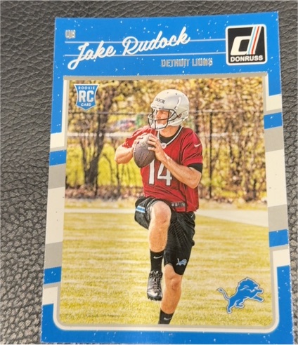 2016 Donruss #318 Jake Rudock — front
