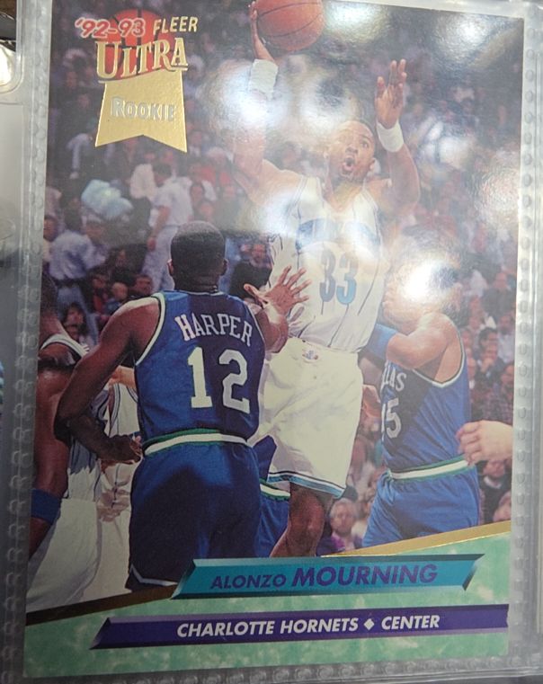 1992-93 Fleer Ultra #234 Alonzo Mourning — front