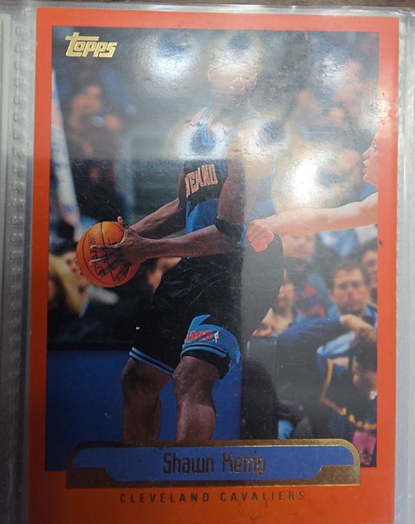 1999-00 Topps #32 Shawn Kemp Cleveland Cavaliers — front