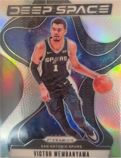 2024-25 Panini Prizm #2 Victor Wembanyama Deep Space Silver Prizm — front