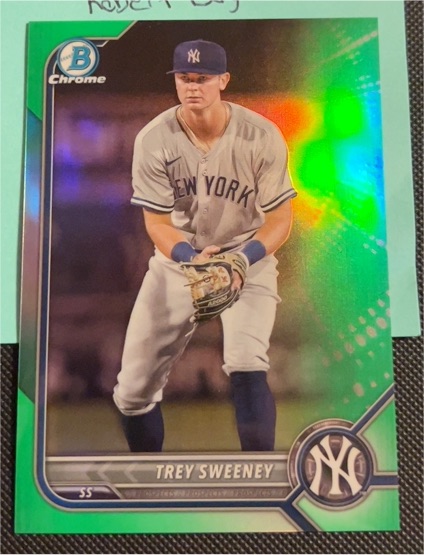 2022 Bowman Chrome Draft #BDC-156 Trey Sweeney — front