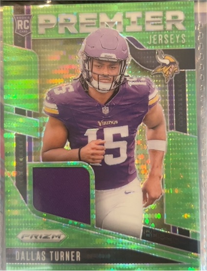 2024 Panini Prizm Premier Jerseys #PJ-DTR Dallas Turner — front