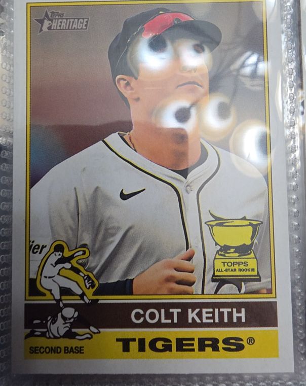 2025 Topps Heritage #255 Colt Keith — front