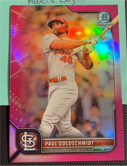 2022 Bowman Chrome #42 Paul Goldschmidt — front