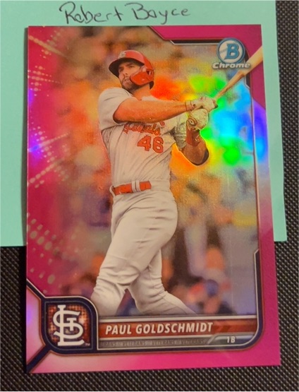 2022 Bowman Chrome #42 Paul Goldschmidt — front