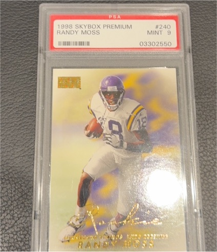 1998 Skybox Premium #240 Randy Moss — front