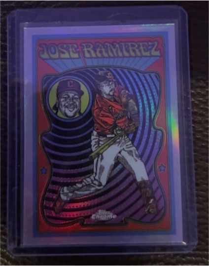 2025 Topps Chrome Ultra Violet All Stars #UV-9 Jose Ramirez — front