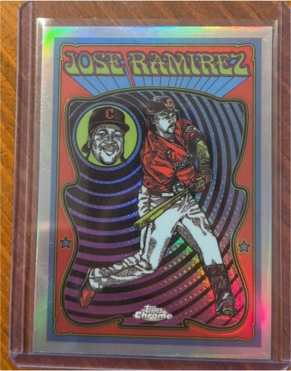 2025 Topps Chrome Ultra Violet All Stars #UV-9 Jose Ramirez — front