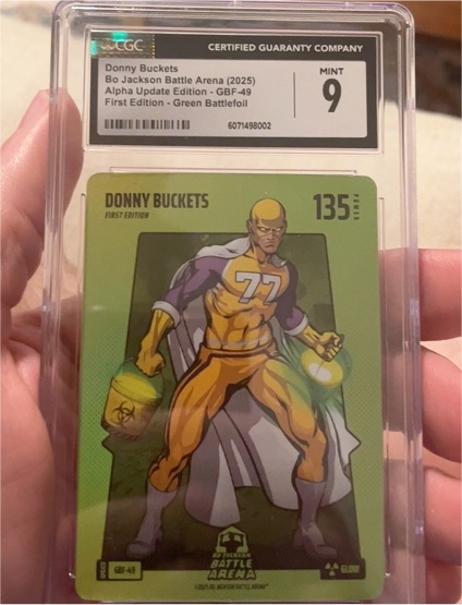 2025 Bo Jackson Battle Arena Update #GBF-49 Donny Buckets — front