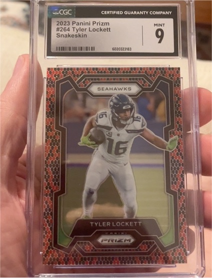 2023 Panini Prizm #264 Tyler Lockett Snakeskin — front