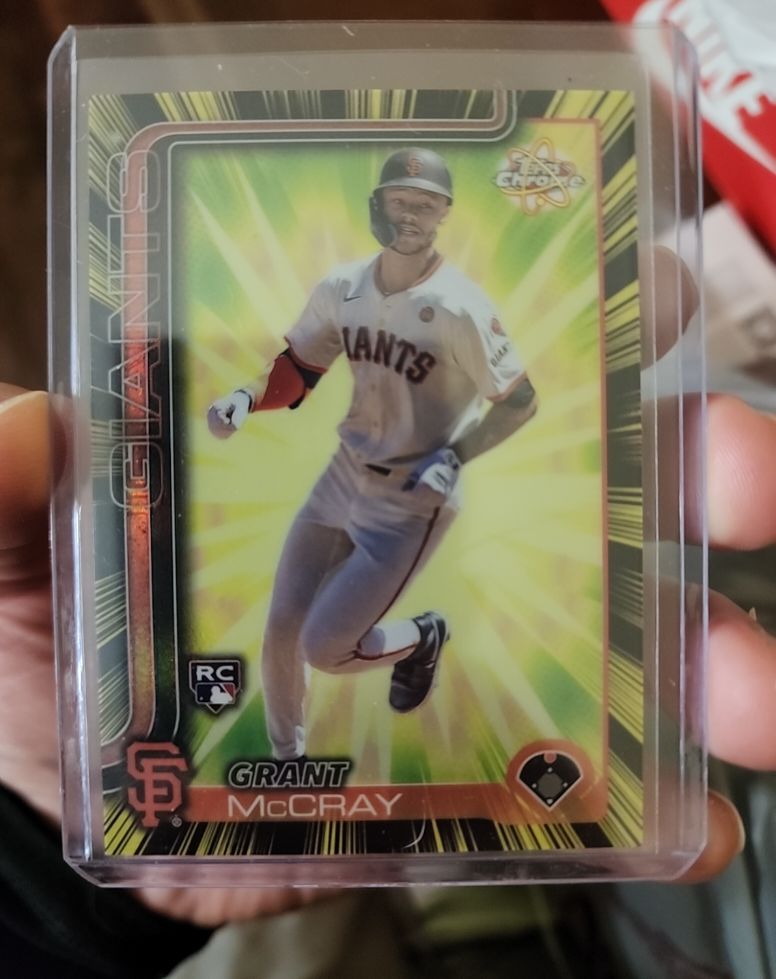 2025 Topps Chrome #RR-17 Grant McCray — front