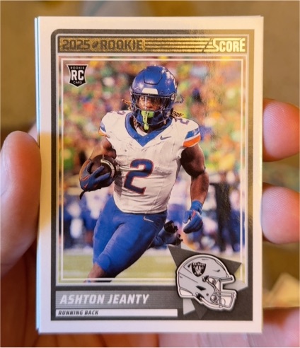 2025 Panini Score #14 Ashton Jeanty — front