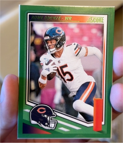 2025 Panini Score Football #289 Rome Odunze — front