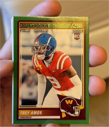 2025 Panini Score #92 Trey Amos — front
