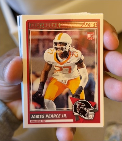 2025 Panini Score #26 James Pearce Jr. — front