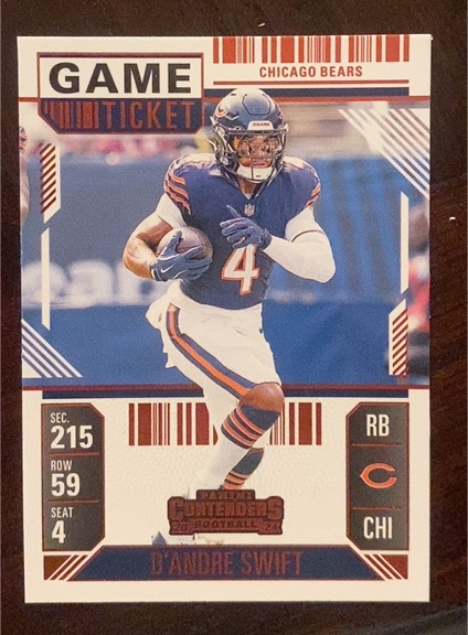 2024 Panini Contenders #16 D'Andre Swift — front