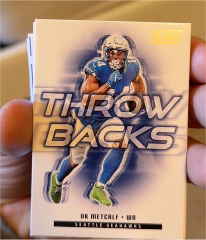 2025 Panini Score Throwbacks #15 DK Metcalf — front