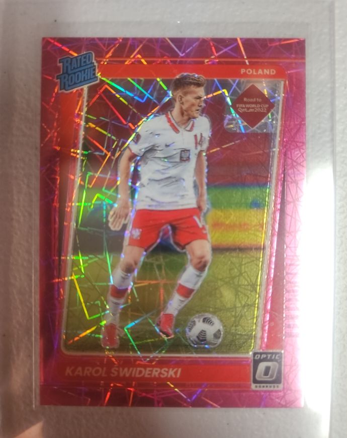 2021-22 Donruss Optic #188 Karol Swiderski — front
