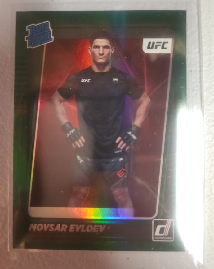2022 Panini Donruss UFC #218 Movsar Evloev Rated Rookie — front