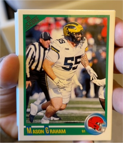 2025 Panini Score #10 Mason Graham — front