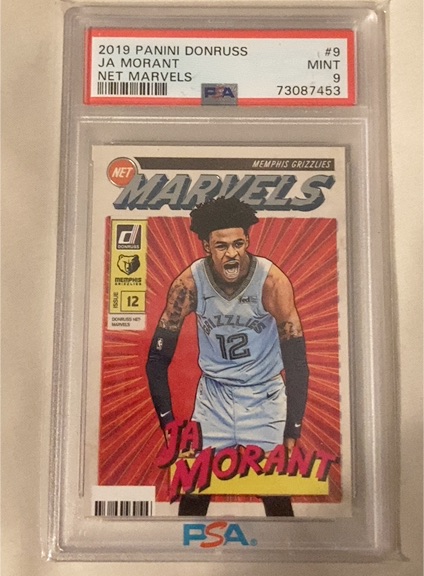 2019 Panini Donruss Net Marvels #9 Ja Morant — front