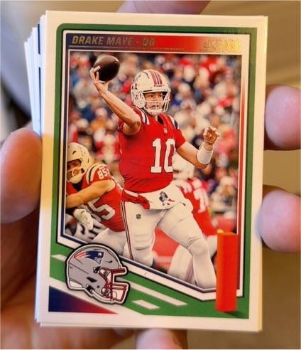 2025 Panini Score #27 Drake Maye — front