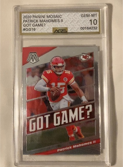 2020 Panini Mosaic #GG16 Patrick Mahomes II Got Game? — front