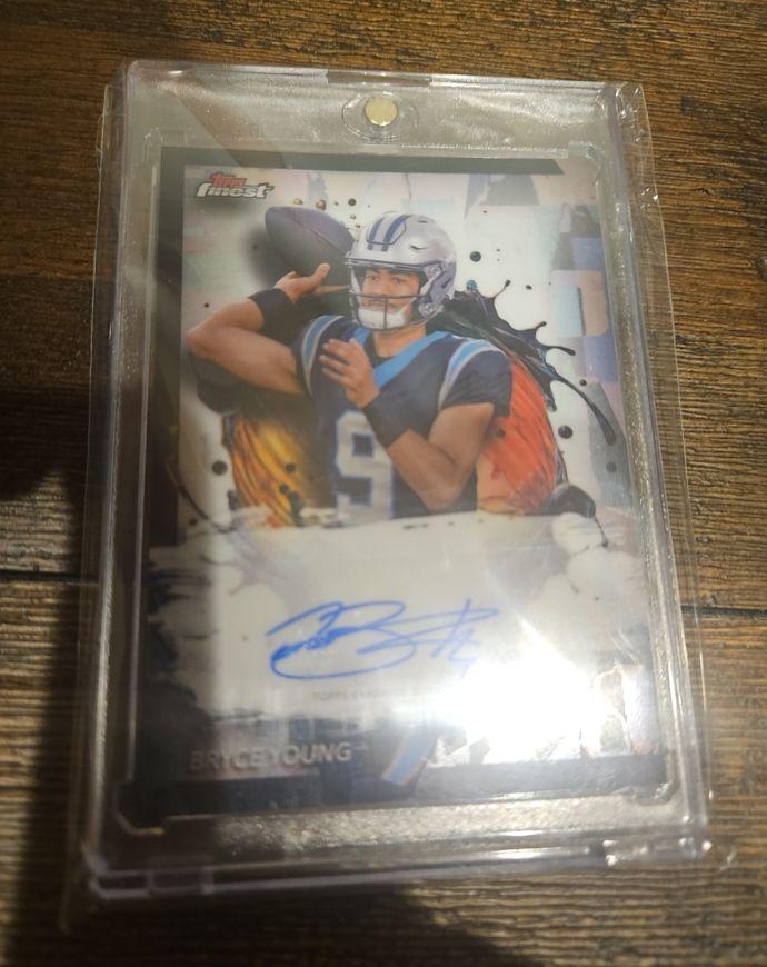 2024 Topps Finest #RFA-BY Bryce Young — front