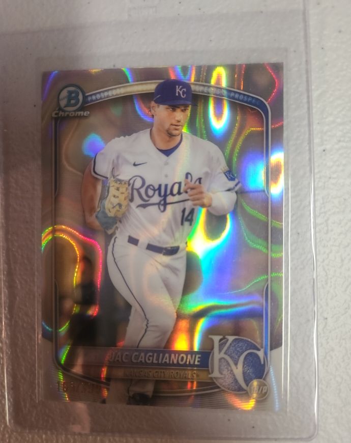 2025 Bowman Chrome Prospects #BCP-103 Jac Caglianone — front