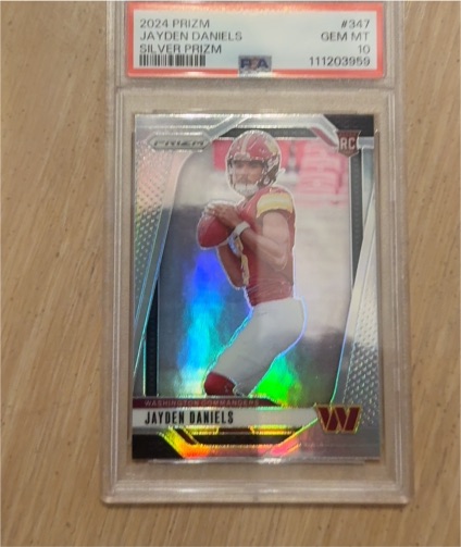 2024 Panini Prizm #347 Jayden Daniels — front