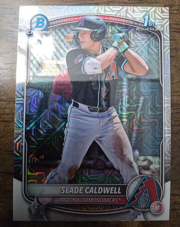 2025 Bowman Chrome Prospects #BCP-21 Slade Caldwell — front